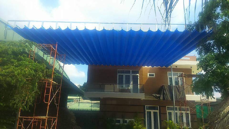 Mái xếp di động lượn sóng MX17