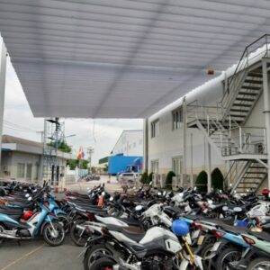 Mái xếp di động lượn sóng MX05