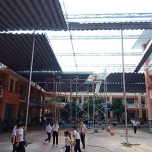 Mái xếp di động lượn sóng MX08