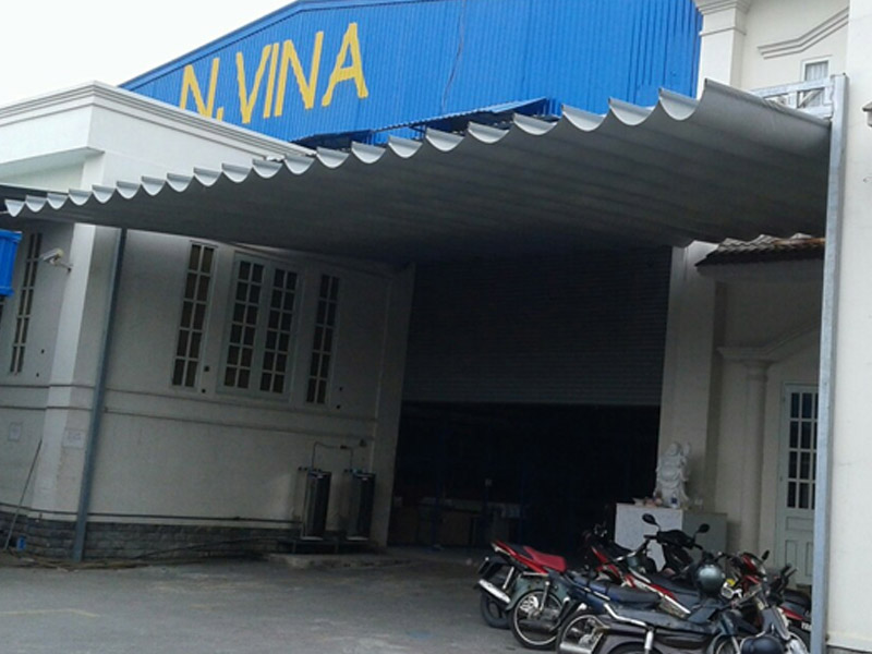 Mái xếp di động lượn sóng MX14